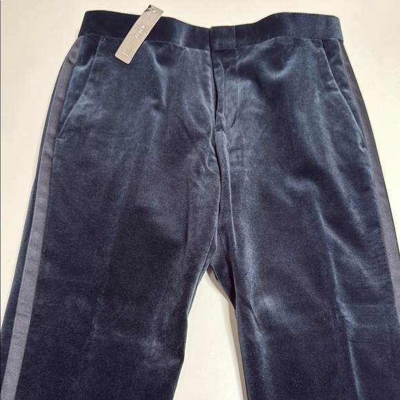 JCREW LUDLOW BLACK VELVET TUX PANTS Men's